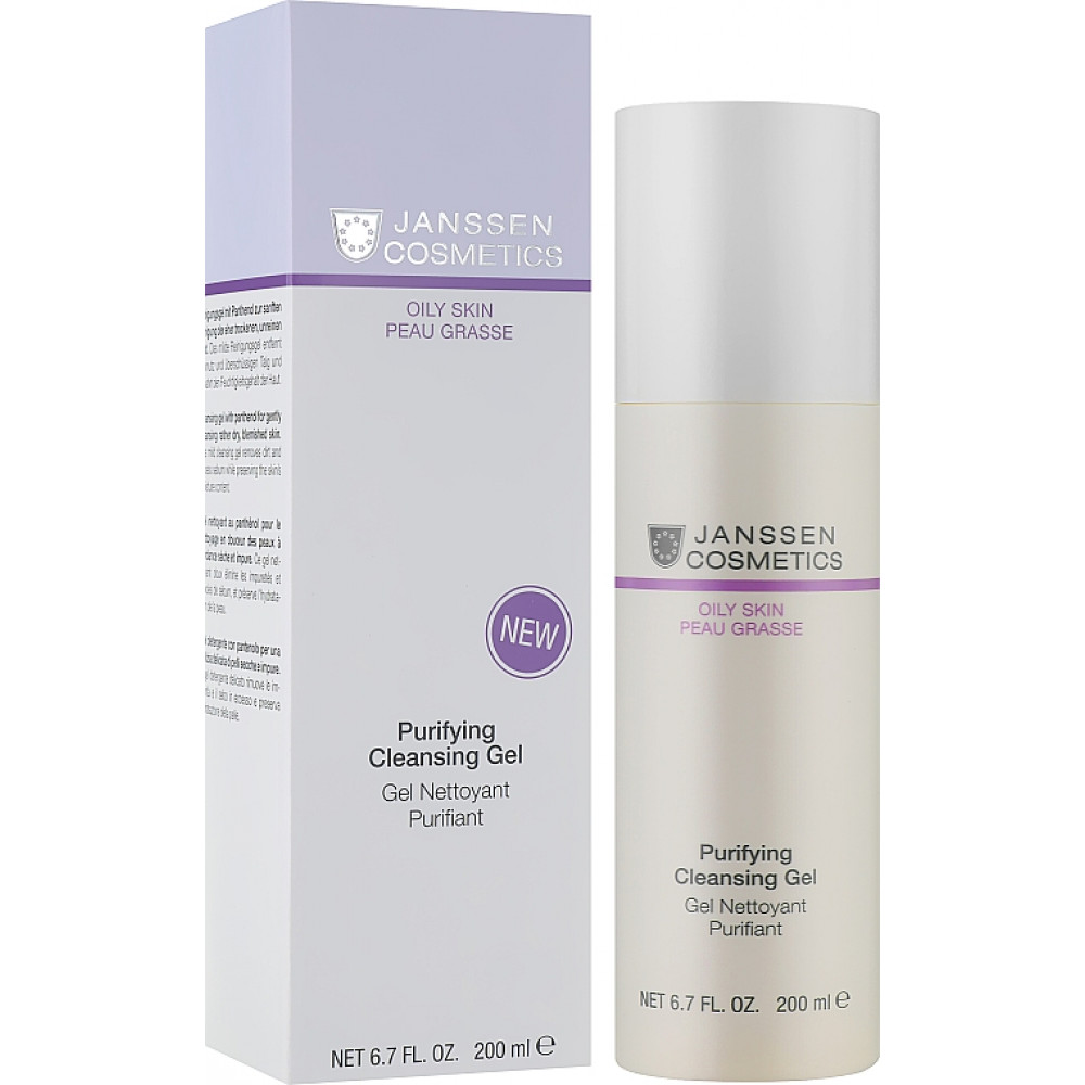Очищающий гель - Janssen Cosmetics Oily Skin Purifying Cleansing Gel - Фото 1