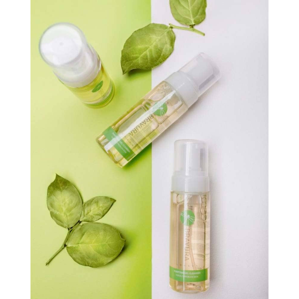 Очищаючий гель - Bravura London Purifying Gel Cleanser (Salicylic & Glycolic Acid) фото 2