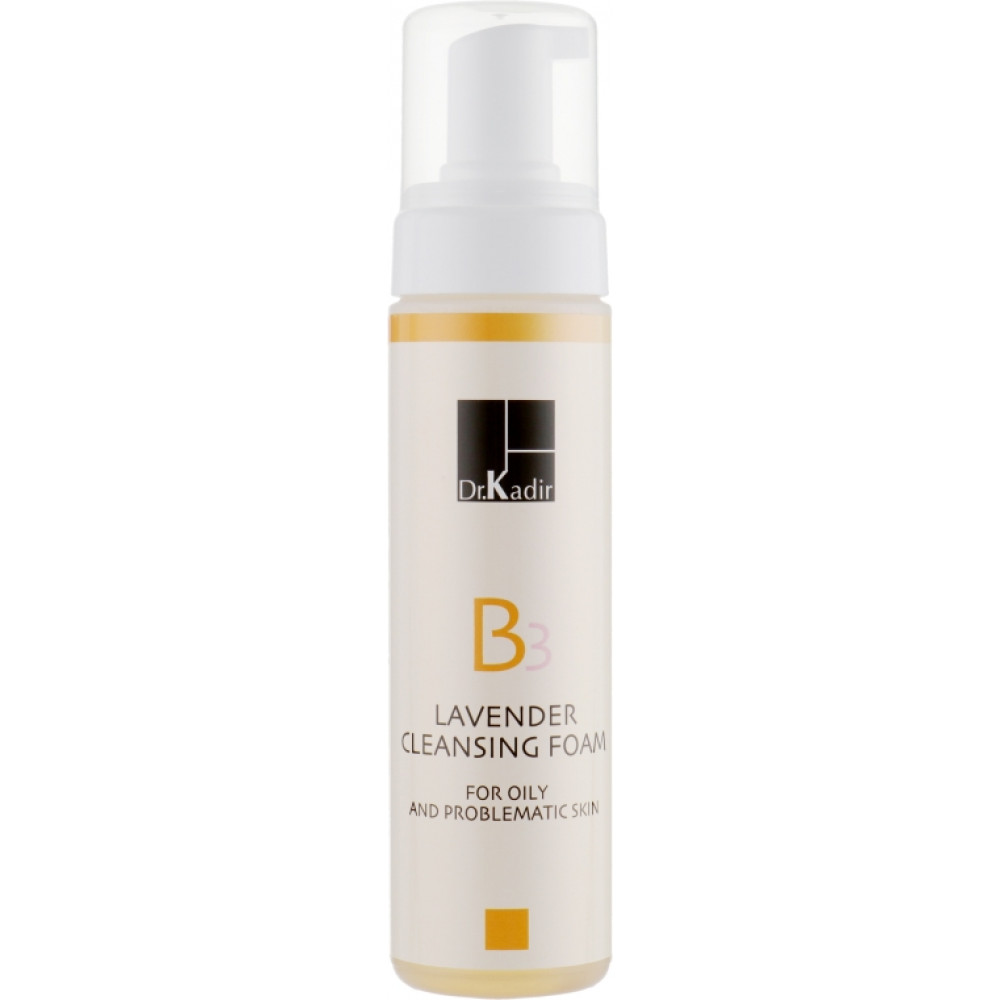 Очищаюча пінка з лавандою для проблемної шкіри обличчя- Dr. Kadir B3 Lavender Cleansing Foam - Фото 1