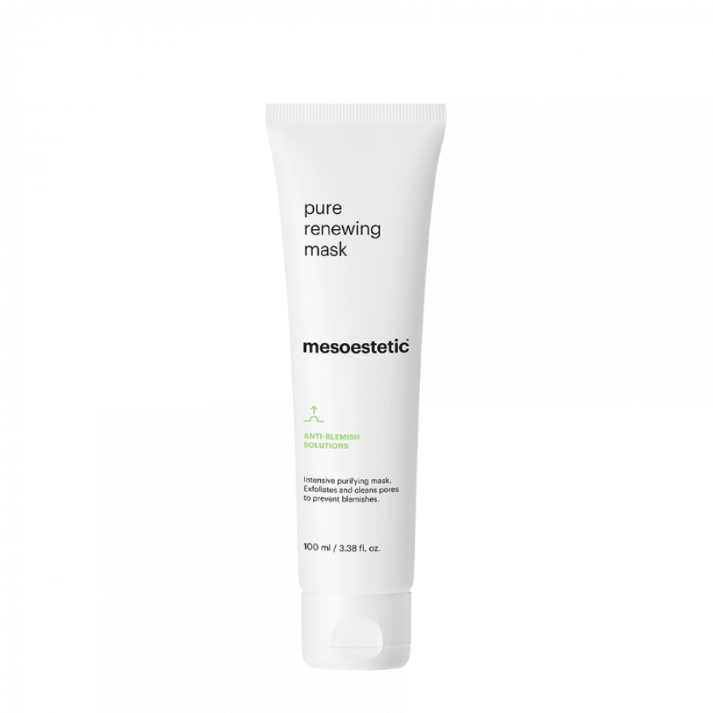 Очищающая маска-скраб - Mesoestetic Pure renewing mask фото 5