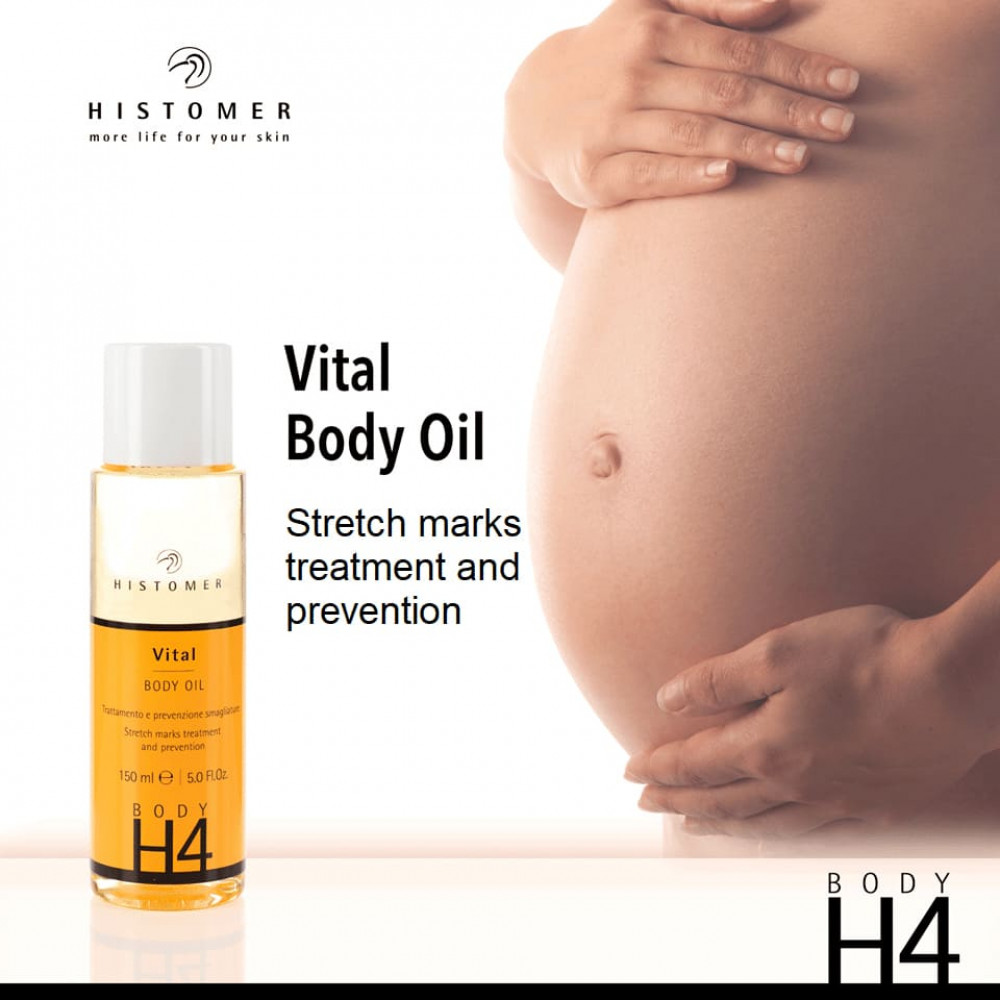 Олія від розтяжок - Histomer Body H4 Vital Body Oil фото 3