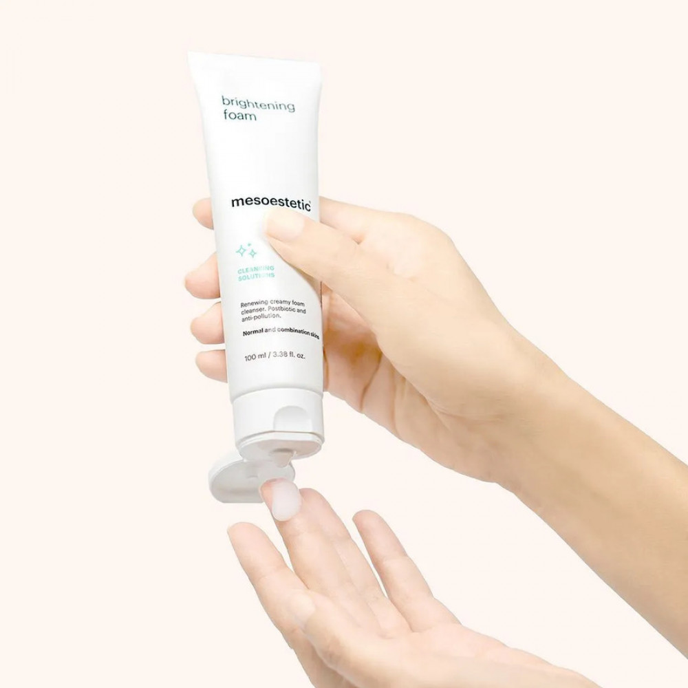 Осветляющая пенка для умывания - Mesoestetic Brightening Foam фото 5