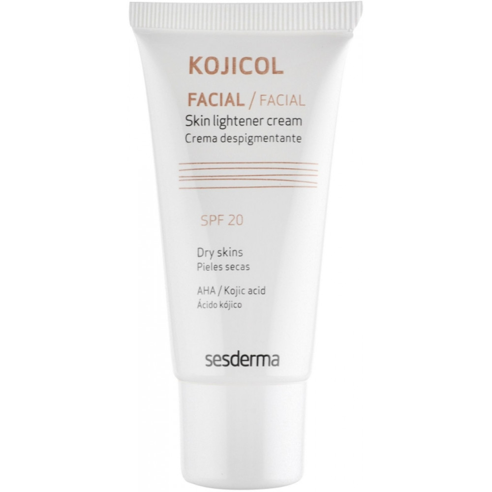 Освітлювальний крем - SeSDerma Kojicol Skin Lightener Cream SPF 20 - Фото 1