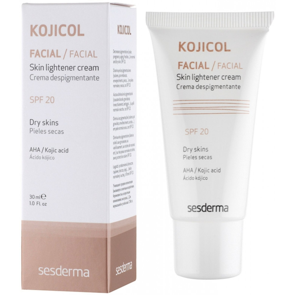 Осветляющий крем - SeSDerma Kojicol Skin Lightener Cream SPF 20 фото 3