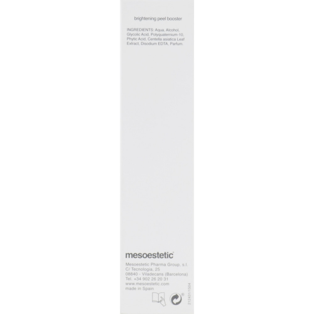 Освітлювальний підсилювач пілінгу - Mesoestetic Brightening Peel Booster фото 3