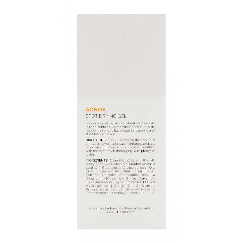 Підсушуючий гель - Holy Land Cosmetics Acnox Plus Spot Drying Gel  фото 3