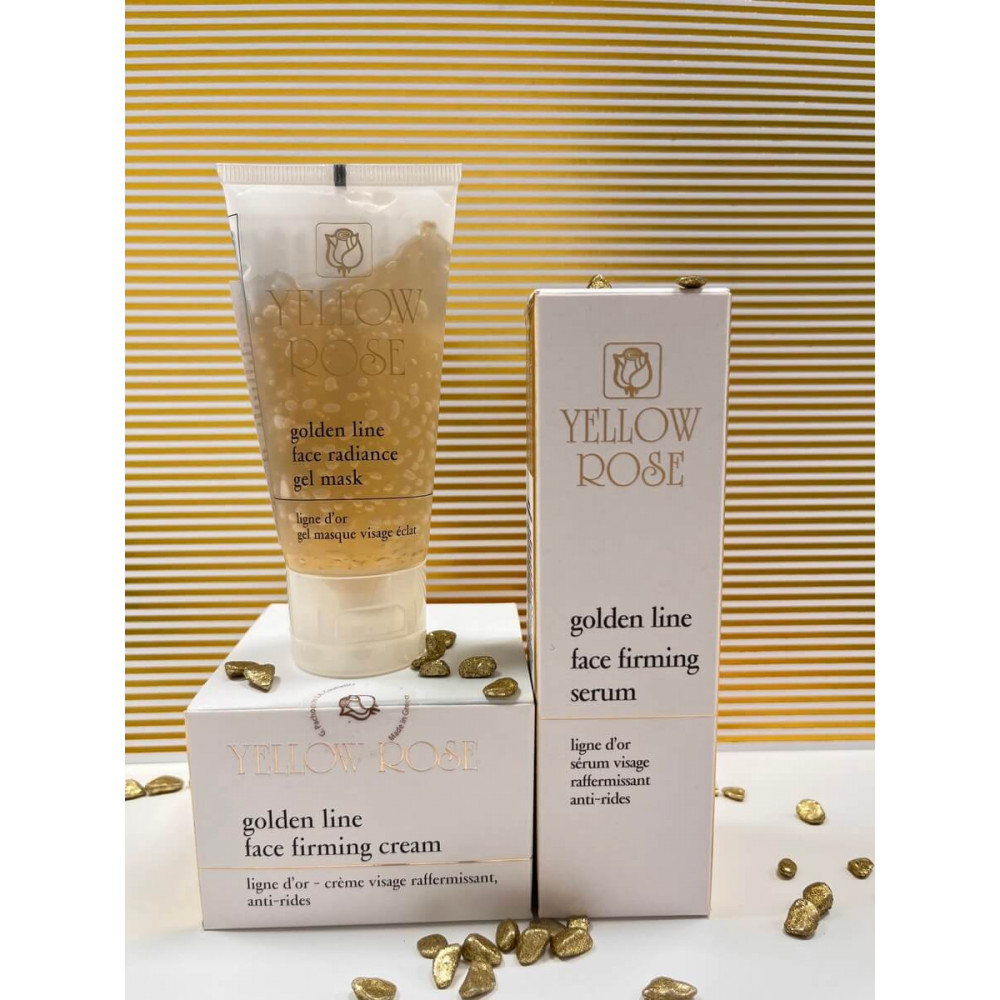 Підтягуюча гелева маска з золотом - Yellow Rose Golden Line Face Radiance Gel Mask фото 2