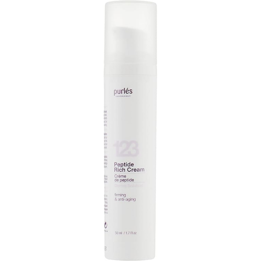 Поживний крем із пептидами - Purles Derma Solution 123 Peptide Rich Cream фото 4