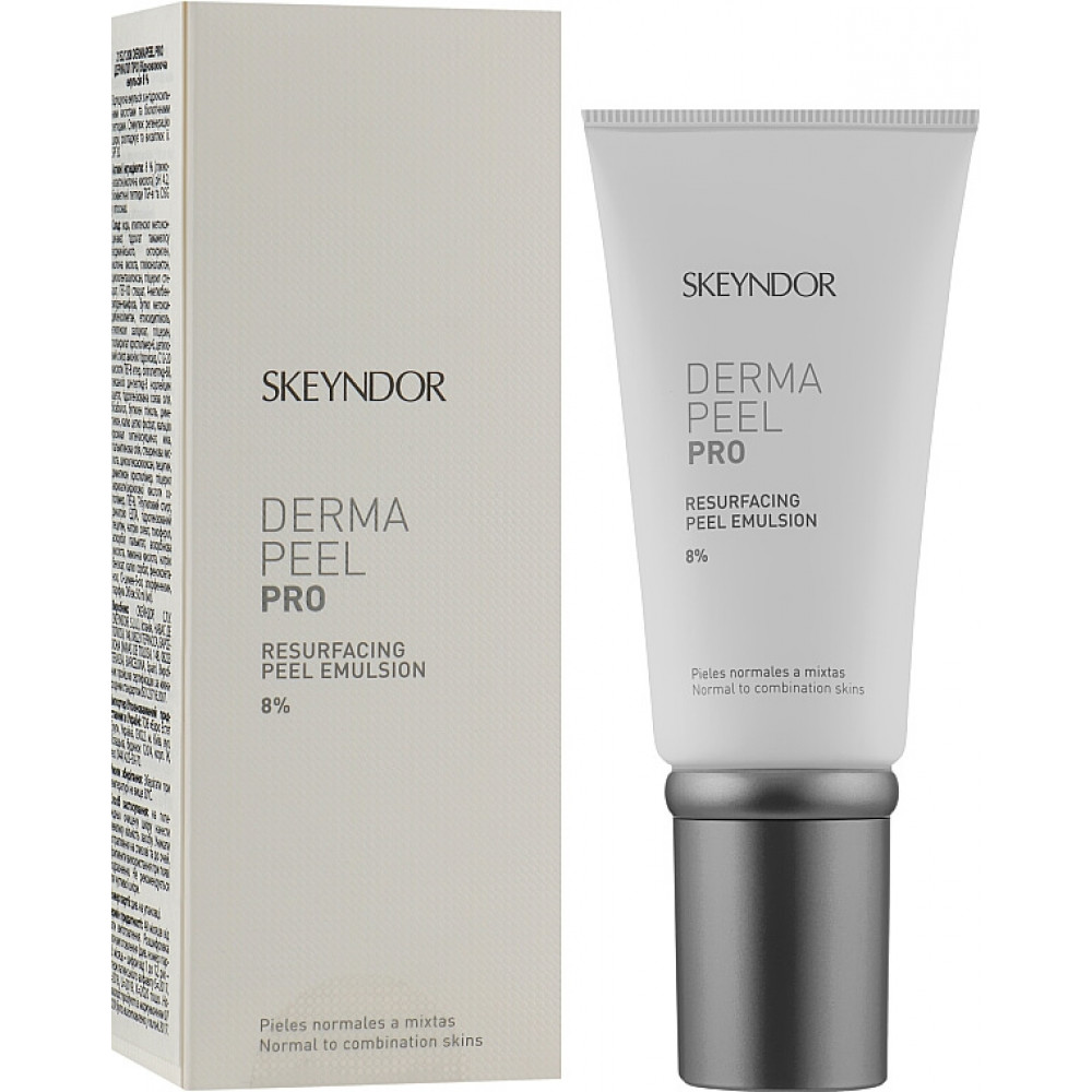 Регенерирующая эмульсия для комбинированной кожи АНА 8% SPF20 - Skeyndor Dermapeel Pro Resurfacing Peel Emulsion SPF20 фото 2