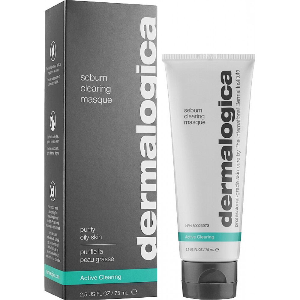  Себорегулирующая очищающая маска - Dermalogica sebum clearing masque  фото 4