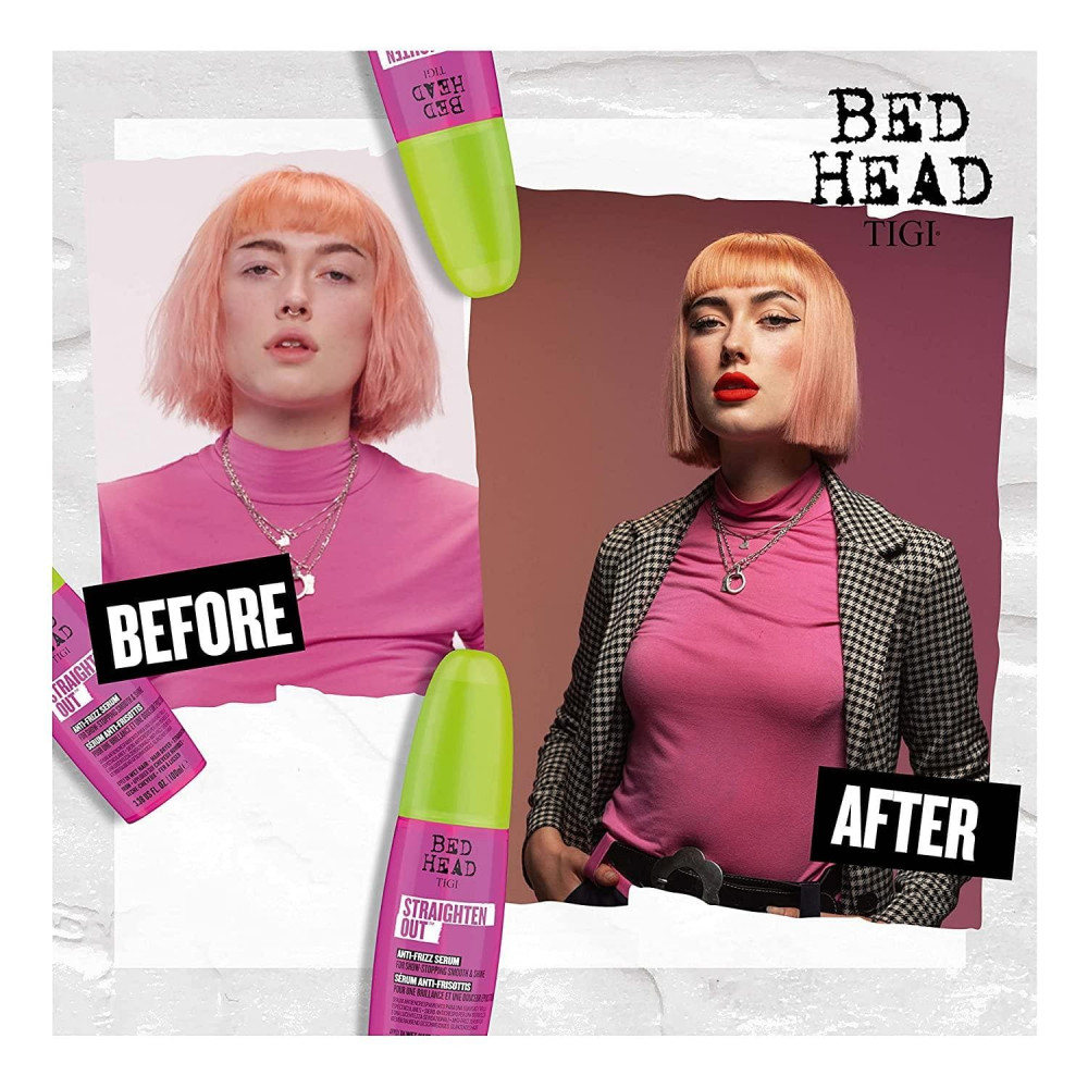 Сыворотка для выпрямления волос - Tigi Bed Head Straighten Out Anti Frizz Serum фото 8