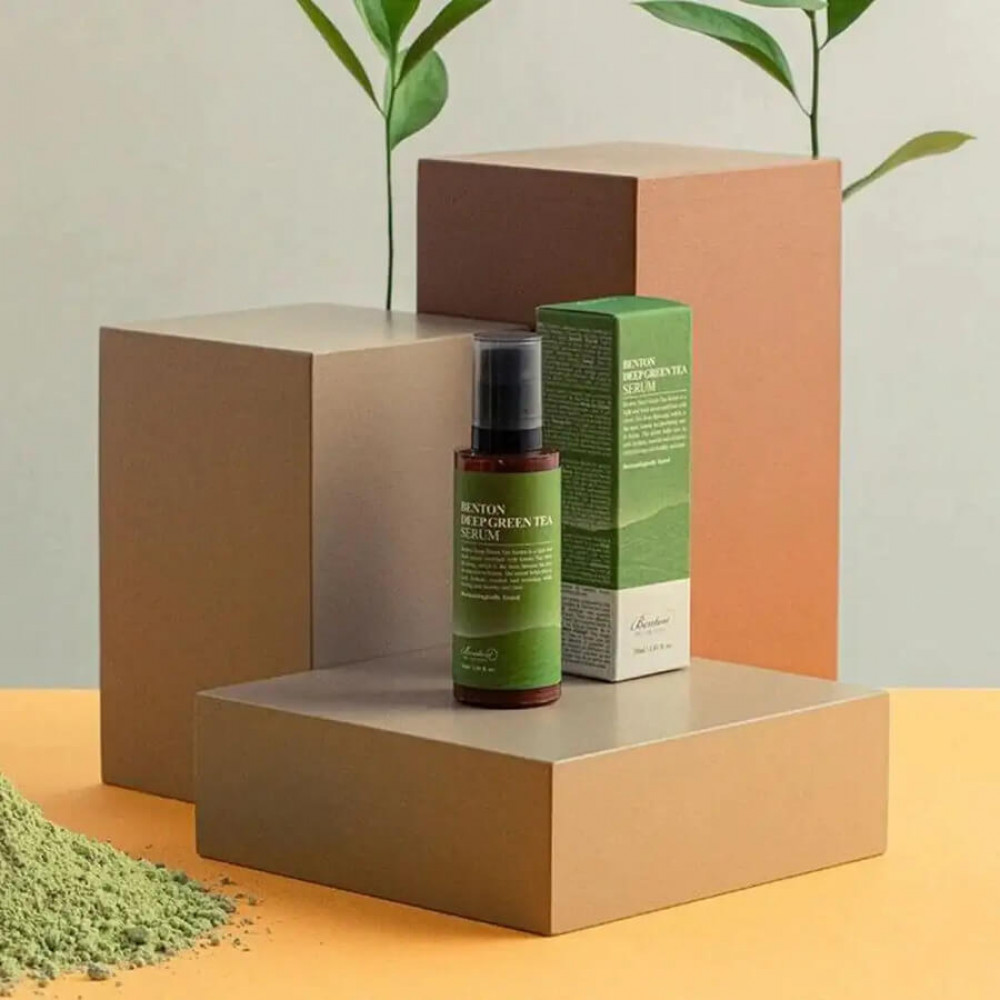 Сироватка с зеленим чаєм - Benton Deep Green Tea Serum фото 5