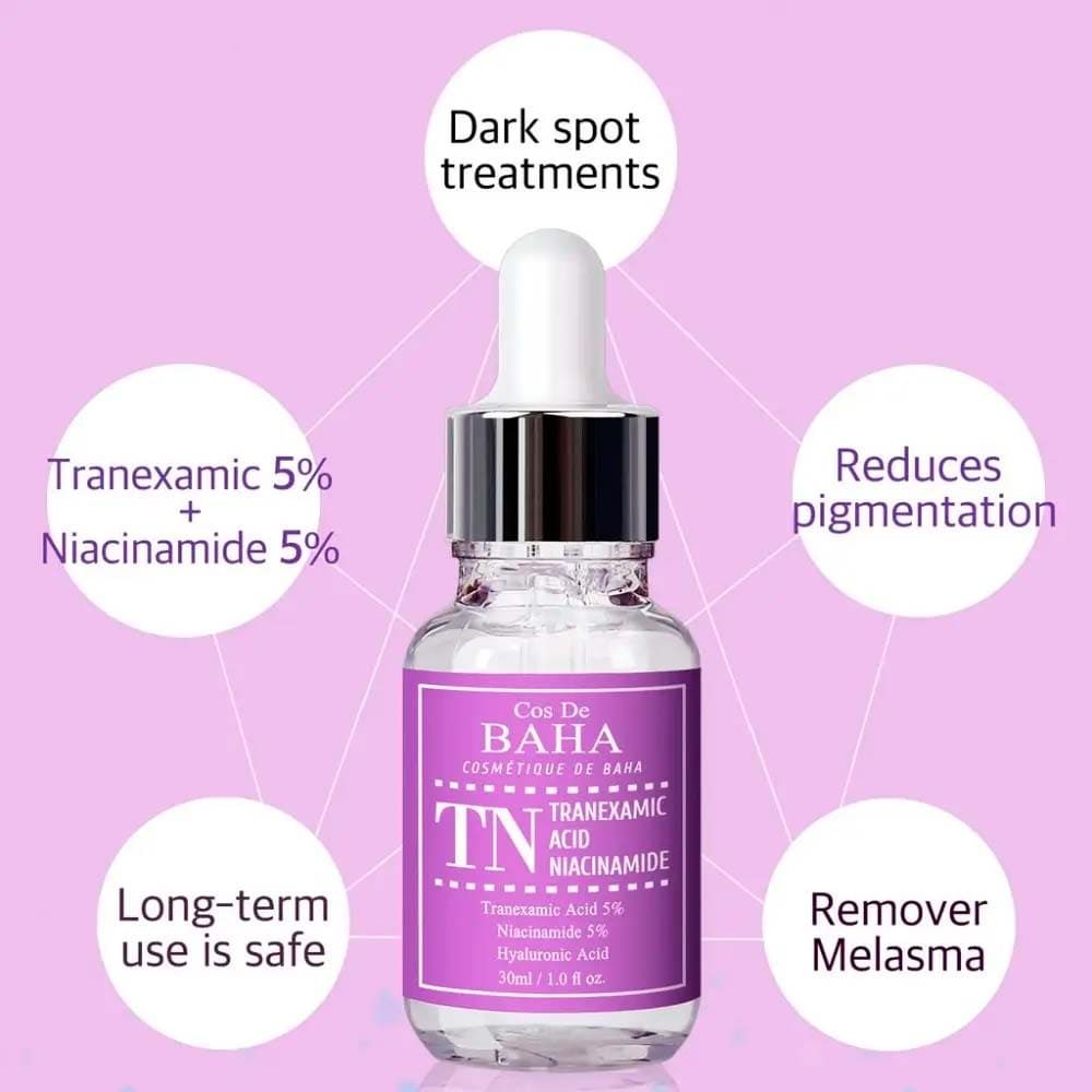 Сироватка для обличчя та шиї -  Cos De Baha Tranexamic Serum фото 3