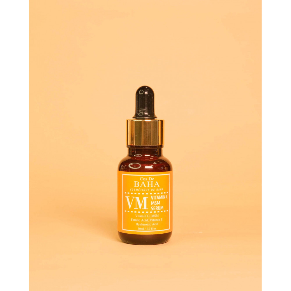 Сироватка з вітаміном С, ферулловою кислотою, вітаміном Е та MSM -  Cos de Baha Vitamin C Facial Serum With MSM фото 3