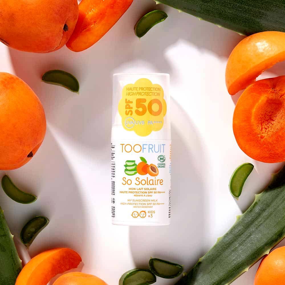 Сонцезахисне молочко для обличчя SPF50 "Ловимо сонце" - Toofruit Protection Sunscreen Milk SPF 50 фото 2