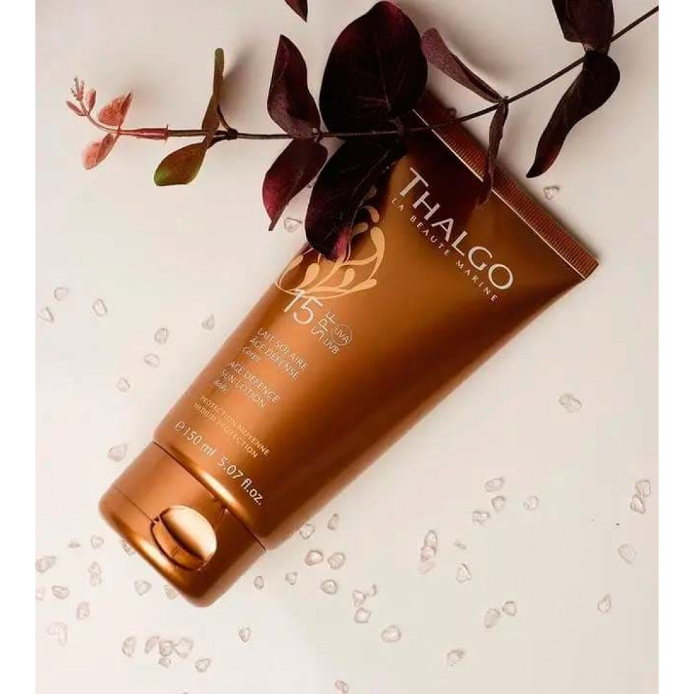 Сонцезахисний крем-лосьйон для тіла - Thalgo SPF15 AGE DEFENCE SUN LOTION фото 2