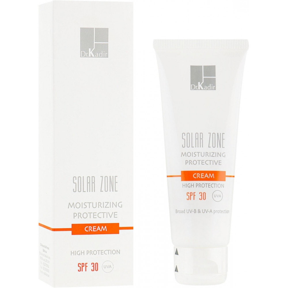 Сонцезахисний зволожуючий крем SPF 30 - Dr. Kadir Solar Zone moisturizing protective cream spf 30 фото 2