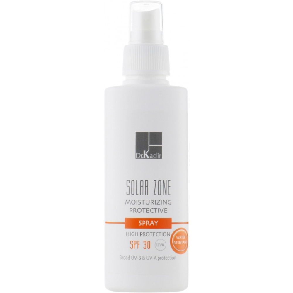 Сонцезахисний зволожуючий спрей SPF 30 - Dr. Kadir Solar Zone moisturizing protective spray spf 30+ - Фото 1