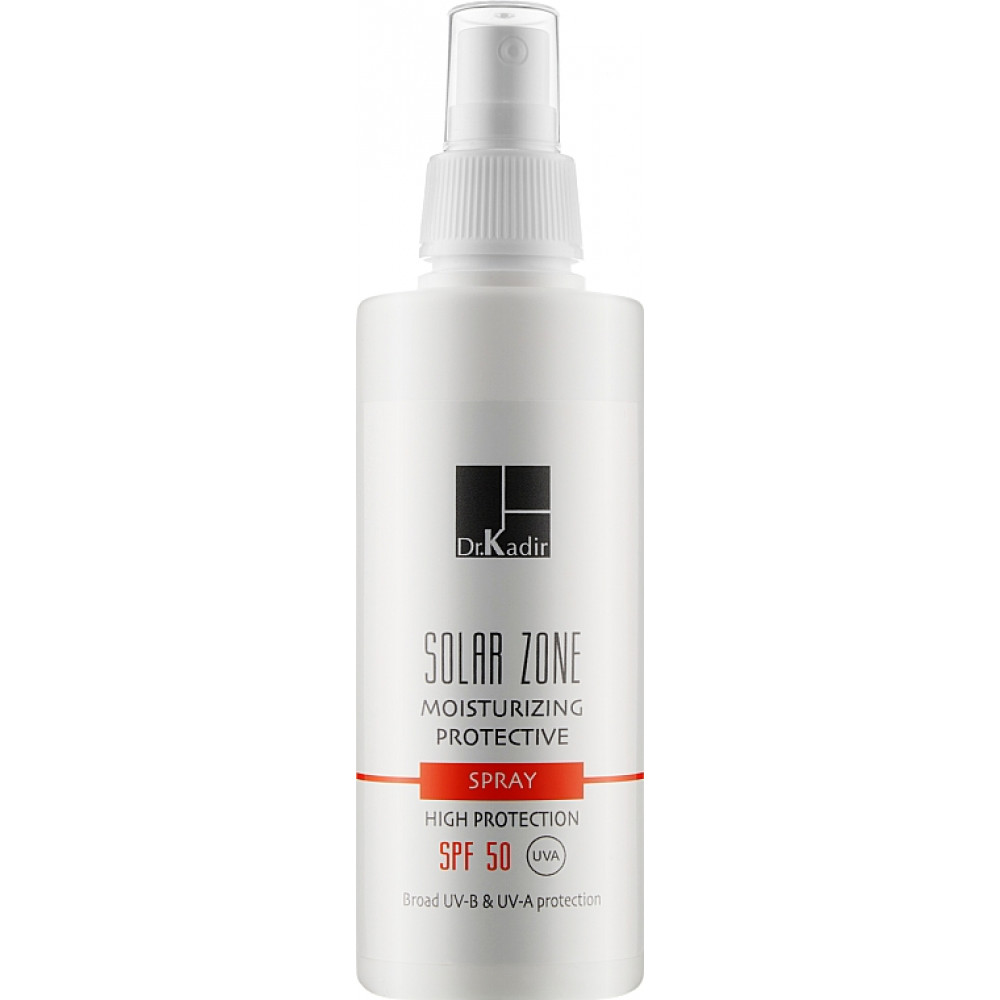 Сонцезахисний зволожуючий спрей SPF 50 - Dr. Kadir Solar Zone moisturizing protective spray spf 50+ - Фото 1