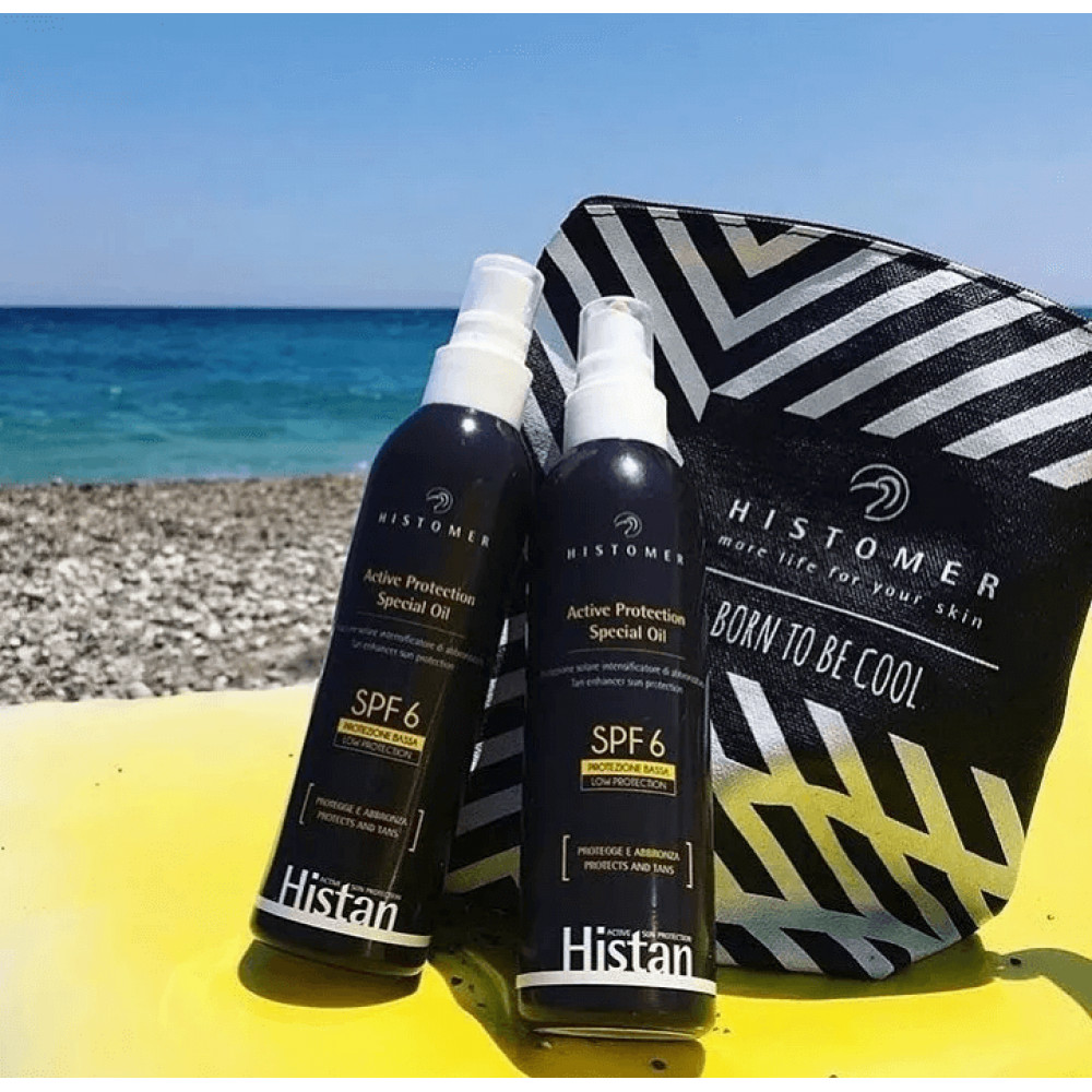 Сонцезахисна олія-бронзатор для обличчя та тіла - Histomer Histan Active Protection Special Оil SPF6 фото 3