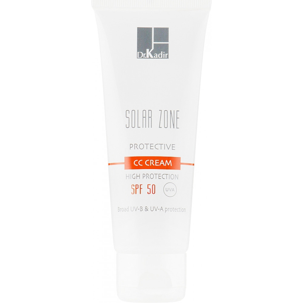 Солнцезащитный CC-крем с коррекцией тона кожи SPF 50 - Dr. Kadir Solar Zone Protective CC Cream SPF 50+ - Фото 1