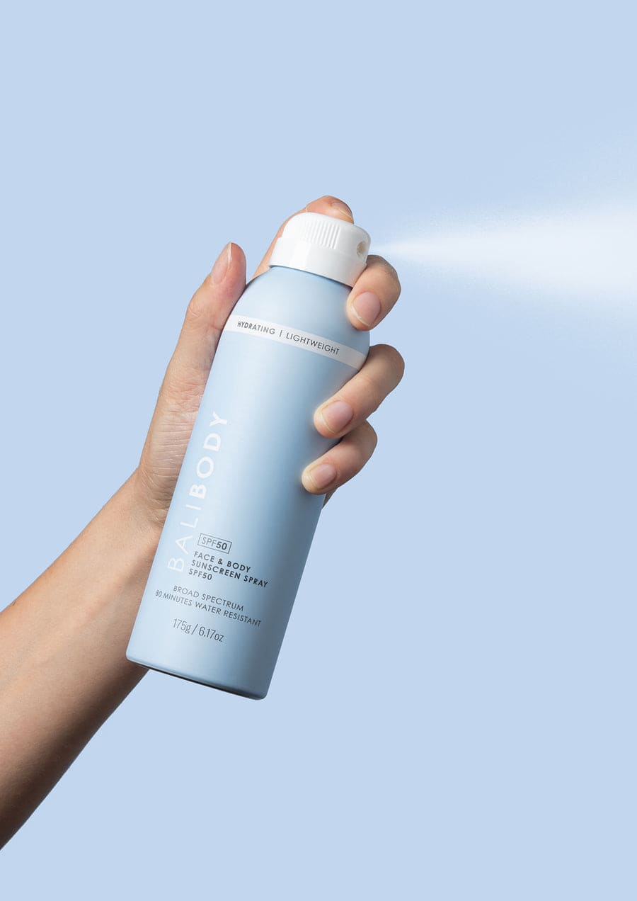 Топ средств для быстрого возобновления солнцезащиты Bali Body Face and Body Sunscreen Spray SPF50