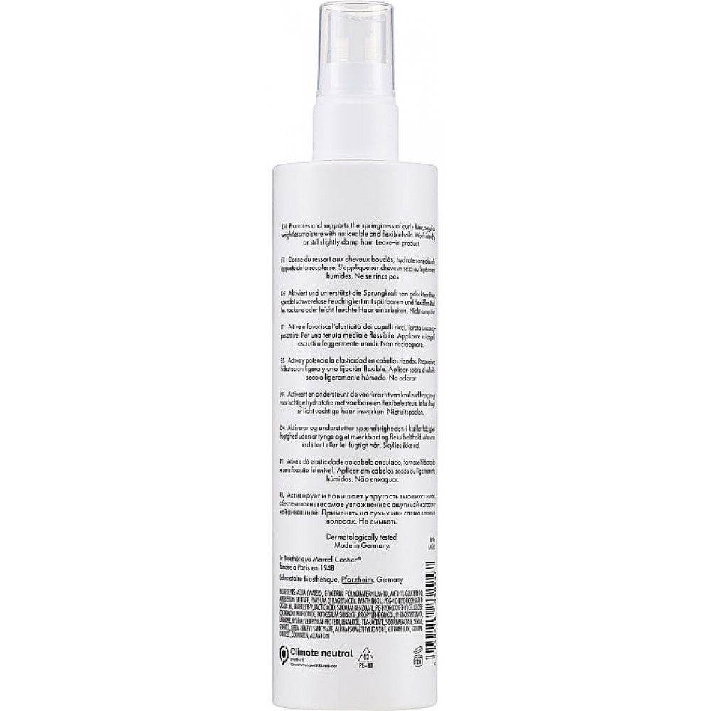 Лосьйон-спрей для надання пружності та активації локонів - La Biosthetique Curl Activating Conditioning Spray фото 3