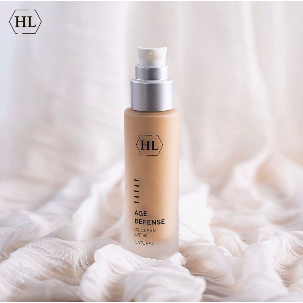 СС Крем для обличчя - Holy Land Cosmetics Age Defense CC Cream SPF50 Natural фото 2