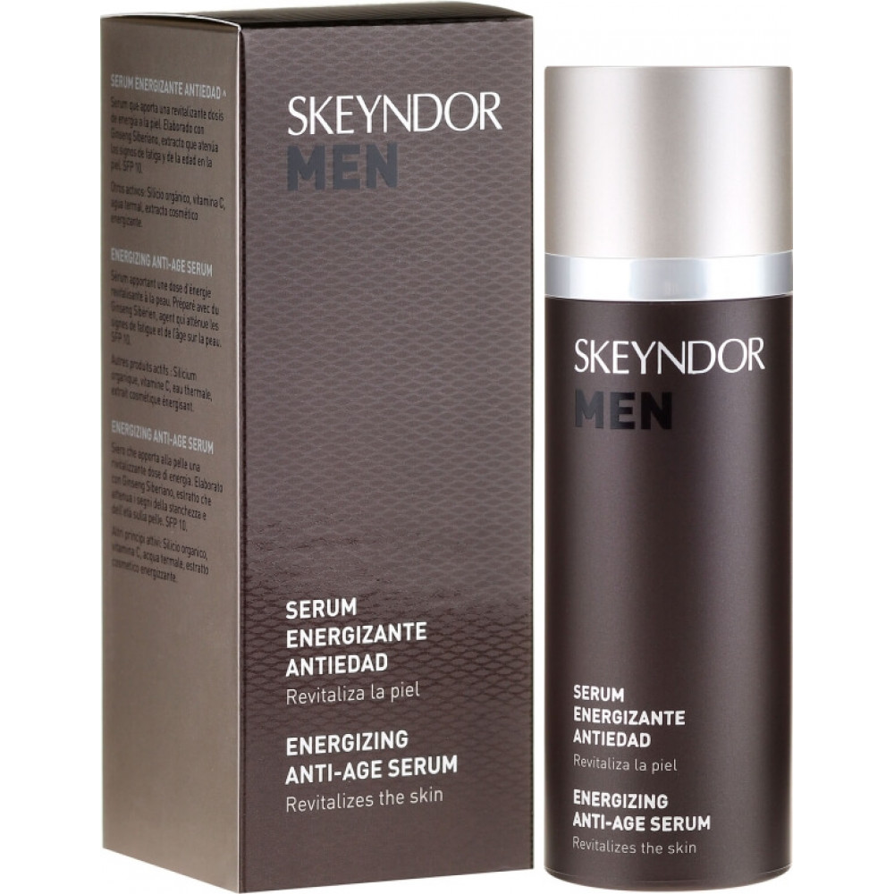 Тонизирующая антивозрастная сыворотка - Skeyndor Men Energizing Anti-Age Serum фото 2