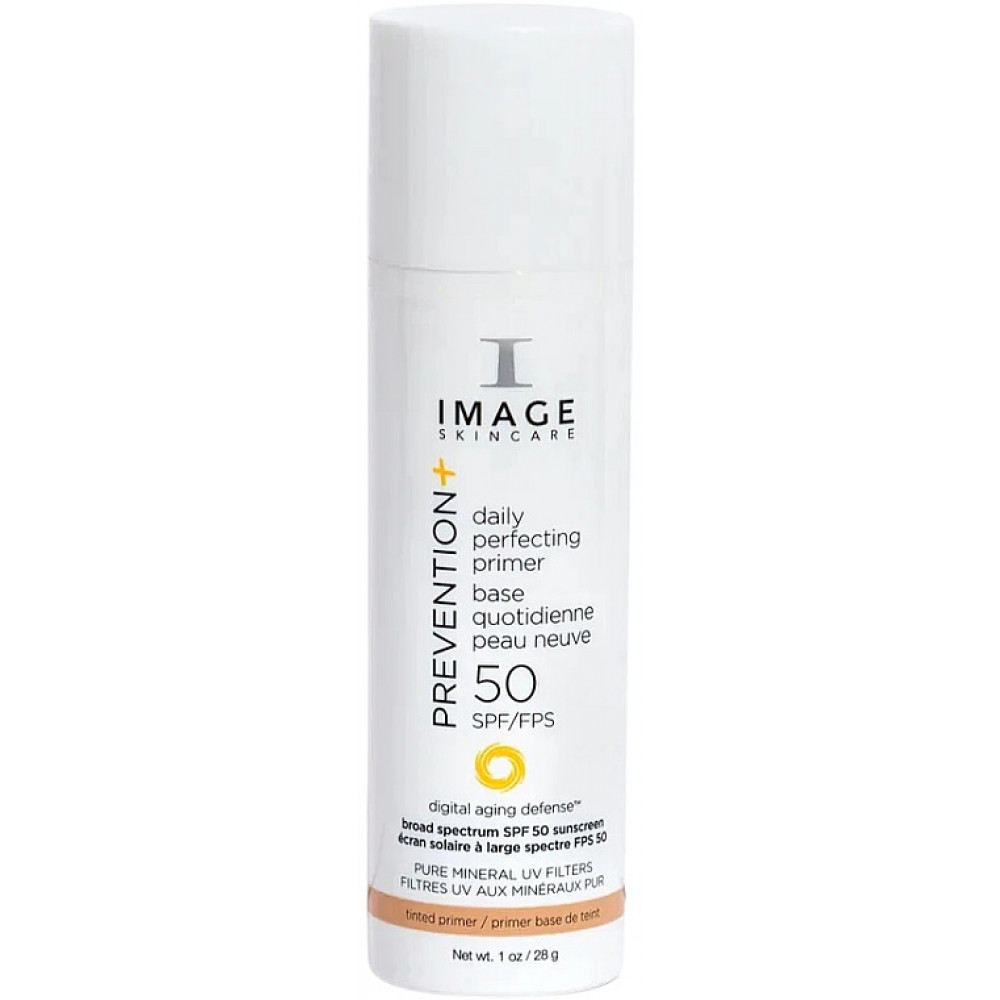 Тонуючий сонцезахисний крем SPF50 - Image Skincare Daily Perfecting Primer SPF 50 - Фото 1