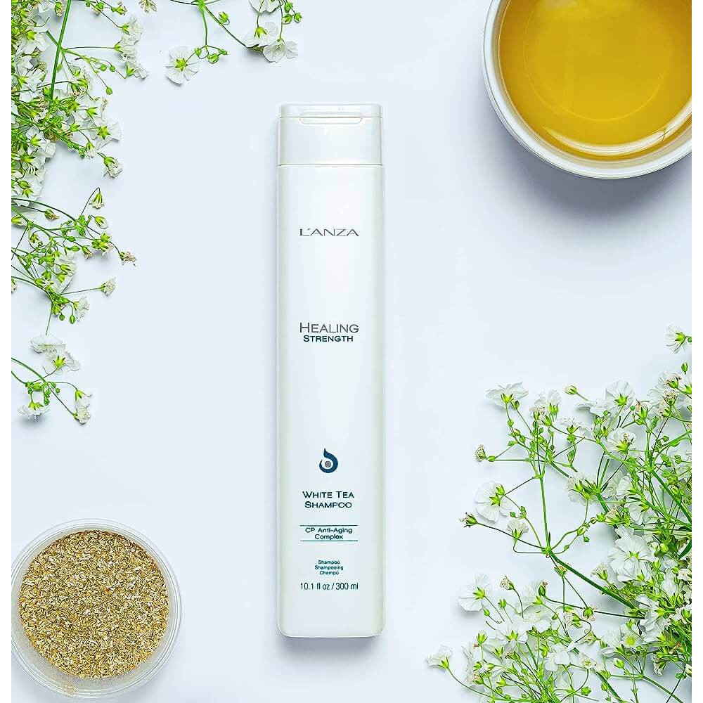 Укрепляющий шампунь - L'anza Healing Strength White Tea Shampoo фото 3
