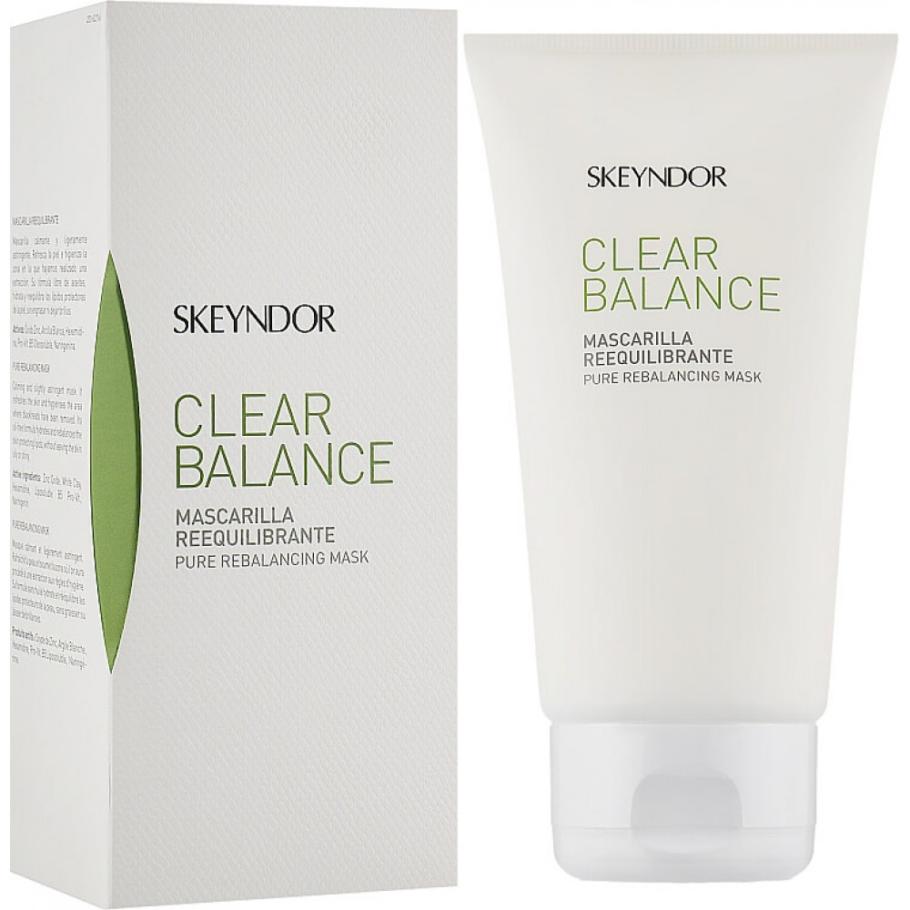 Заспокійлива себорегулююча маска - Skeyndor Clear Balance Pure Rebalancing Mask фото 2