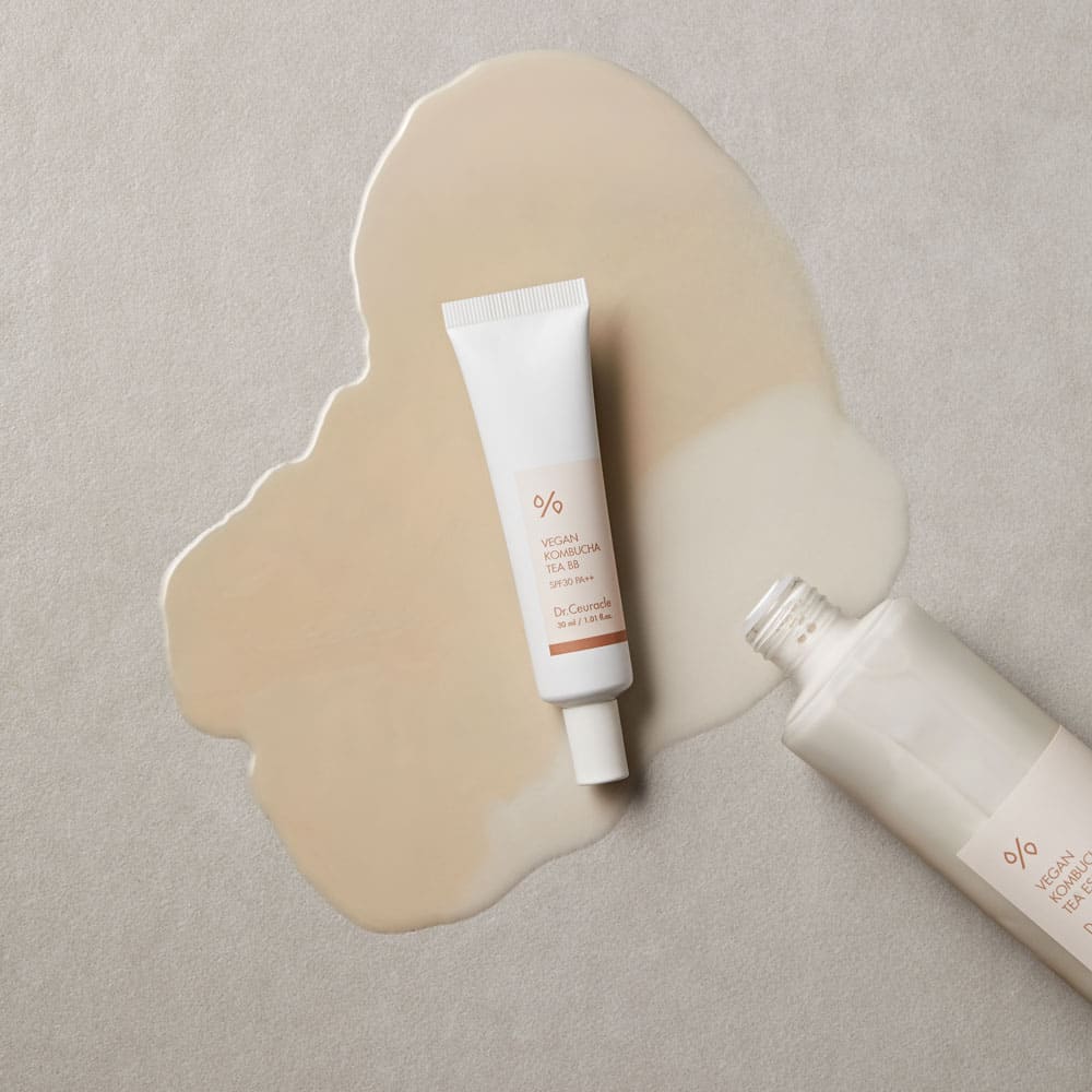 Веганський тональний ВВ-крем з екстрактом комбучі - Dr.Ceuracle Vegan Kombucha Tea BB Cream SPF 30/PA++  фото 4