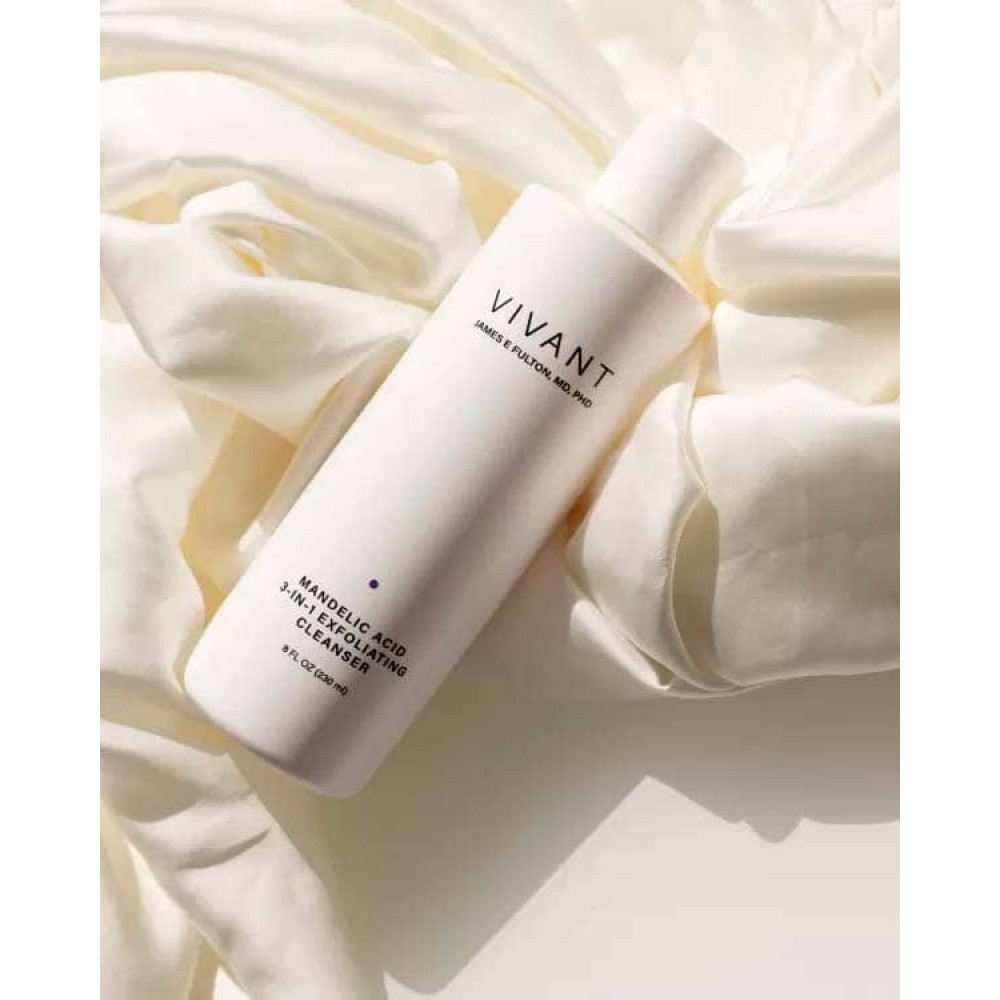 Відлущуючий очищаючий засіб  3-в-1 з мигдальною кислотою - Vivant Skin Care Mandelic Acid 3-in-1 Exfolianting Cleanser  фото 3