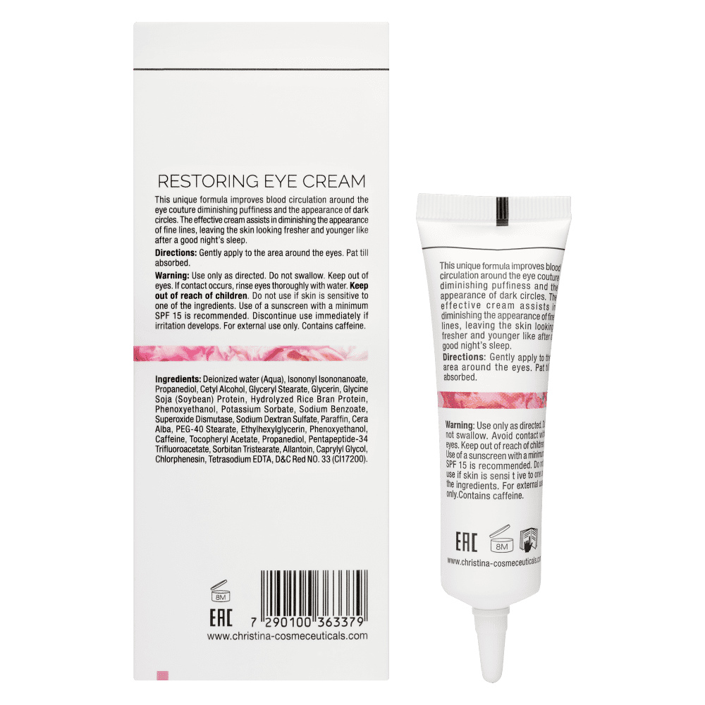 Відновлювальний крем для шкіри навколо очей - Christina Muse Restoring Eye Cream  фото 3