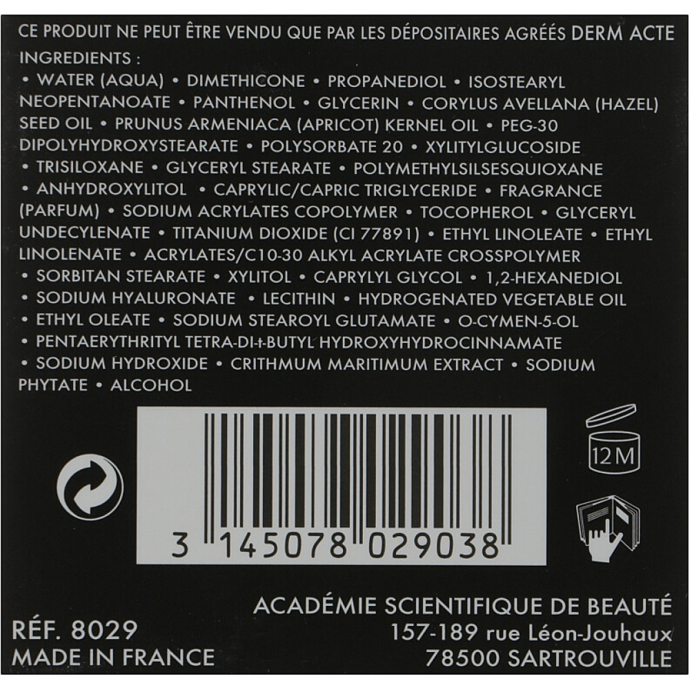  Вітамінізований зволожуючий крем - Academie  Derm Acte Hyaluronic Acid Vitamins B5, E & F фото 3