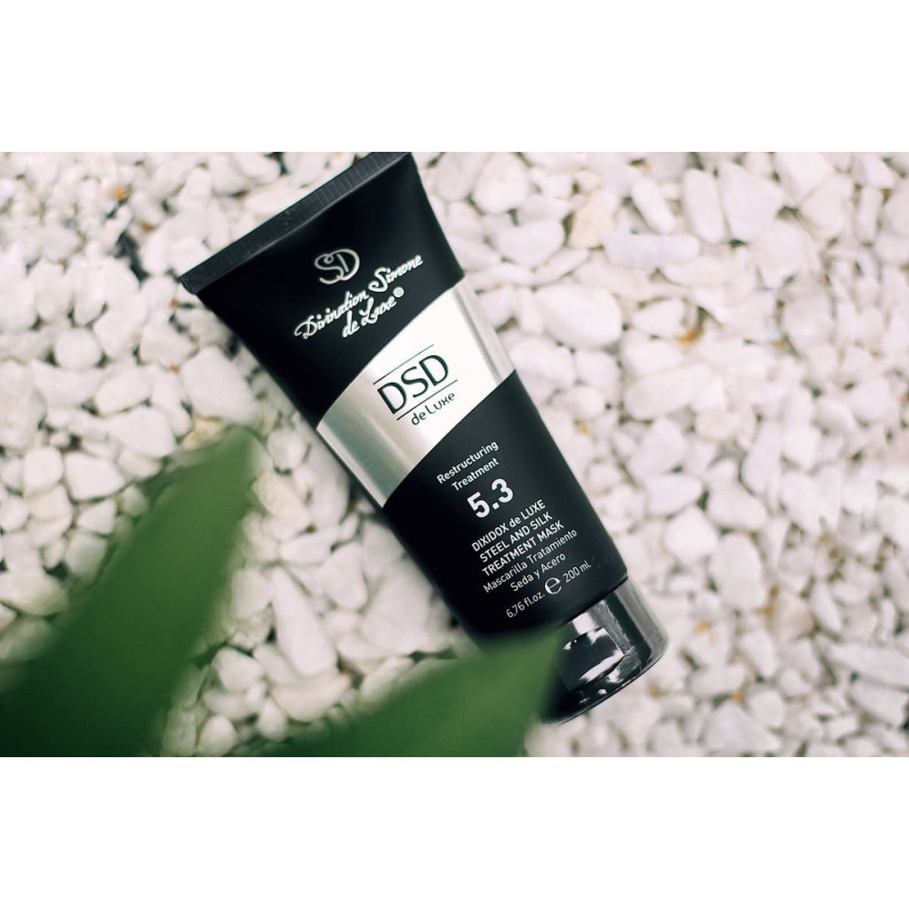 Відновлююча маска "Сталь і шовк" - DSD de Luxe Restructuring 5.3 Steel and Silk Treatment Mask фото 3