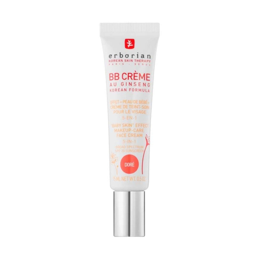 ВВ-крем з тонуючим ефектом, 5 в 1 - Erborian BB Cream Dore Au Ginseng SPF20 - Фото 1