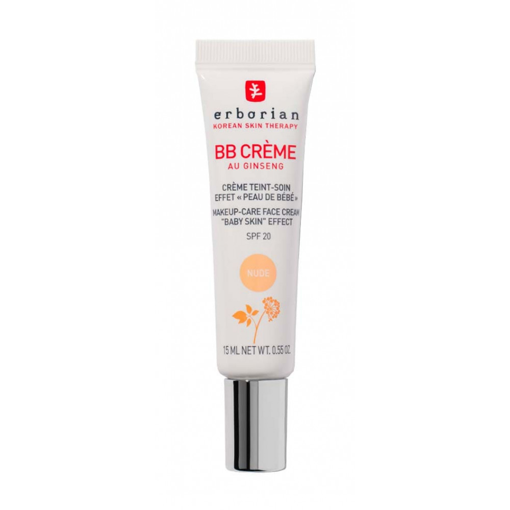 ВВ-крем з тонуючим ефектом, 5 в 1 - Erborian BB Cream Nude Au Ginseng SPF20 - Фото 1