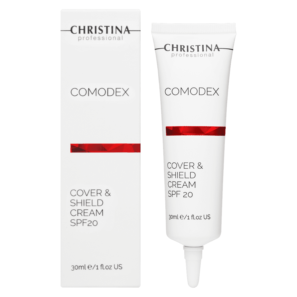 Захисний крем для обличчя з тонуючим ефектом - Christina Comodex Cover and Shield Cream SPF20  фото 2