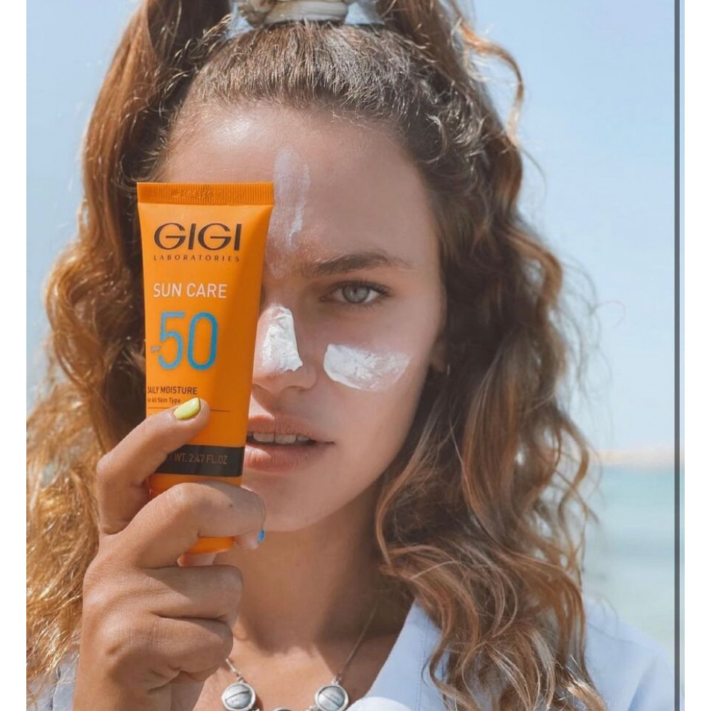Защитный увлажняющий крем SPF-50 - GIGI Sun Care Daily Moist Active Anti-Age SPF 50 фото 4