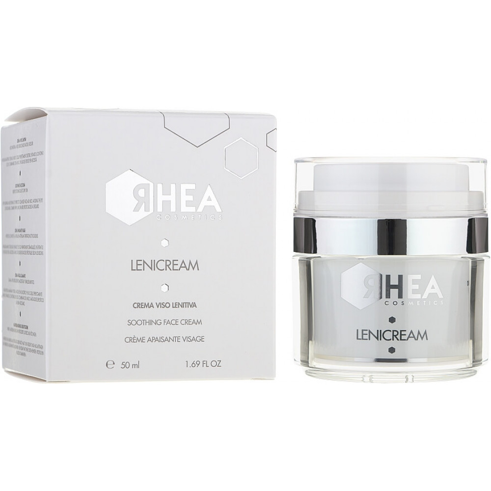 Заспокійливий крем для обличчя - Rhea Cosmetics LeniCream Soothing Face Cream фото 2