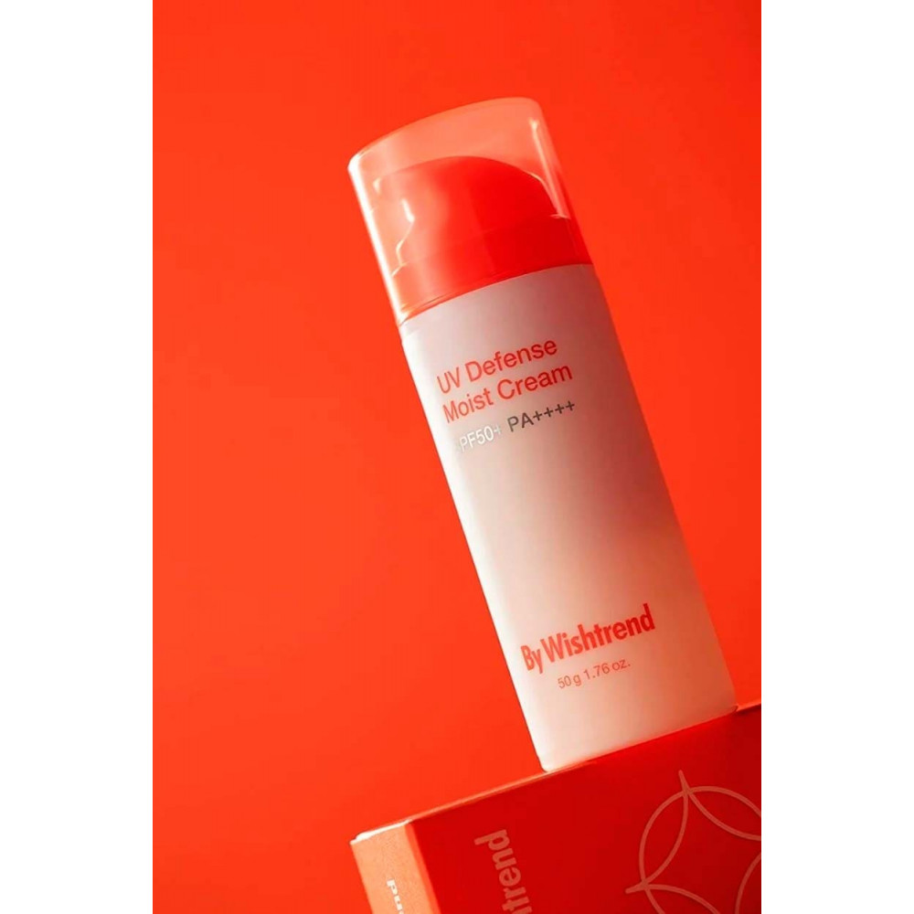Зволожуючий сонцезахисний крем - By Wishtrend UV Defense Moist Cream SPF50+ PA++++ фото 5