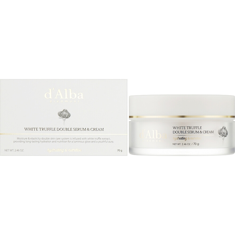 Антивіковий подвійний крем-сироватка - D'Alba White Truffle Double Serum & Cream фото 2