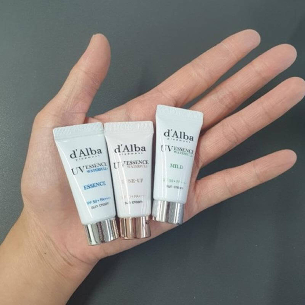 Набор солнцезащитных кремов - D'Alba Vegan 3-Piece Sun Cream Kit фото 2