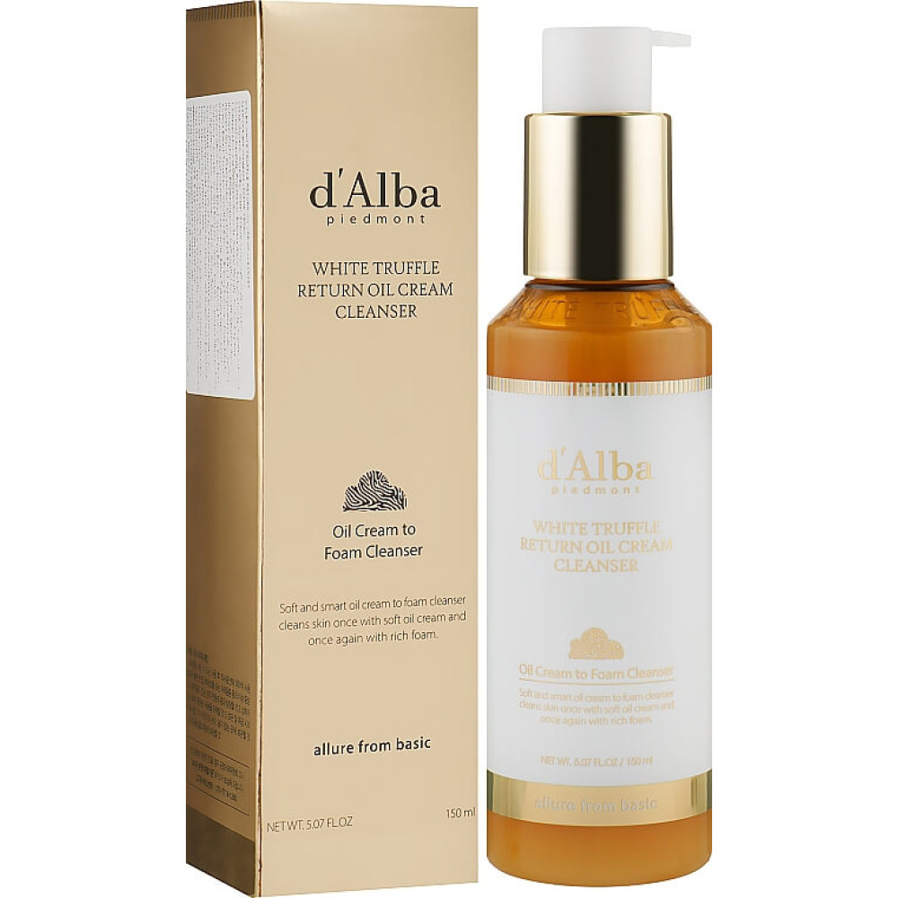 Очищуюче крем-масло для очищення шкіри обличчя - D'Alba White Truffle Return Oil Cream Cleanser фото 3