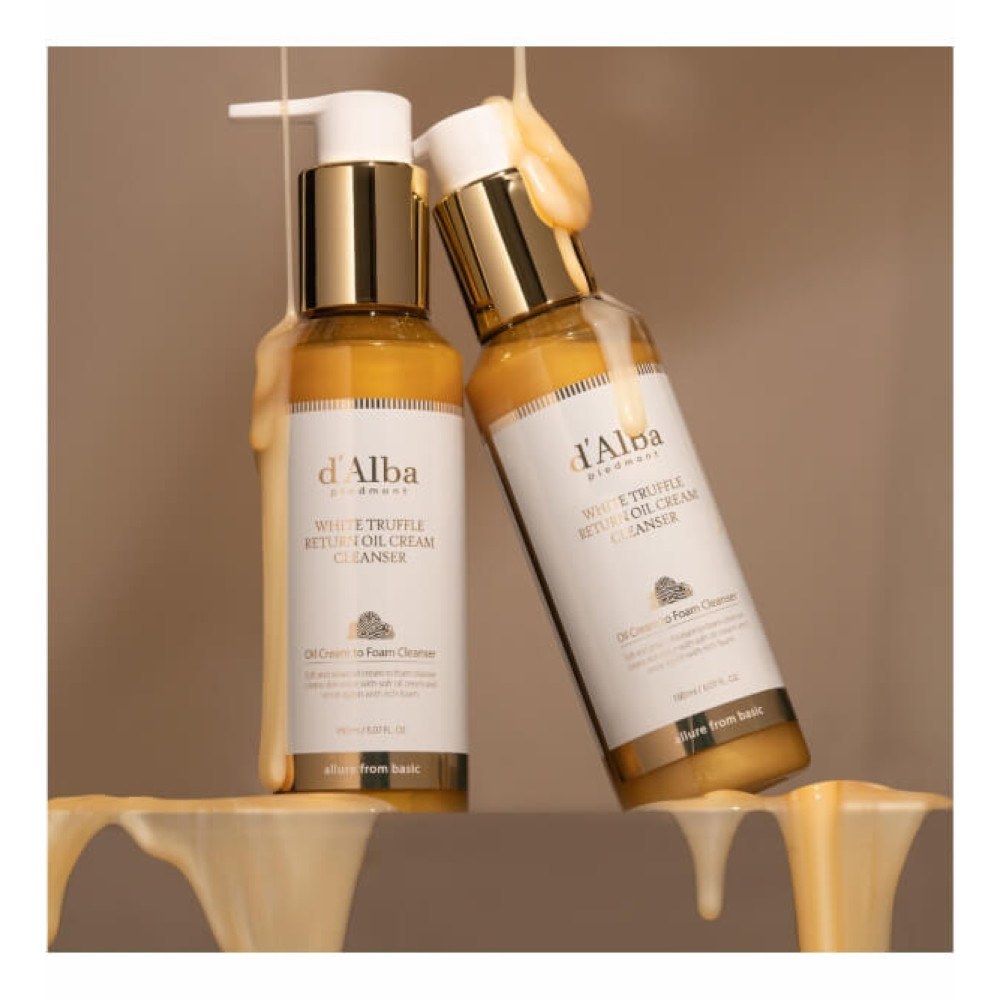 Очищуюче крем-масло для очищення шкіри обличчя - D'Alba White Truffle Return Oil Cream Cleanser фото 2