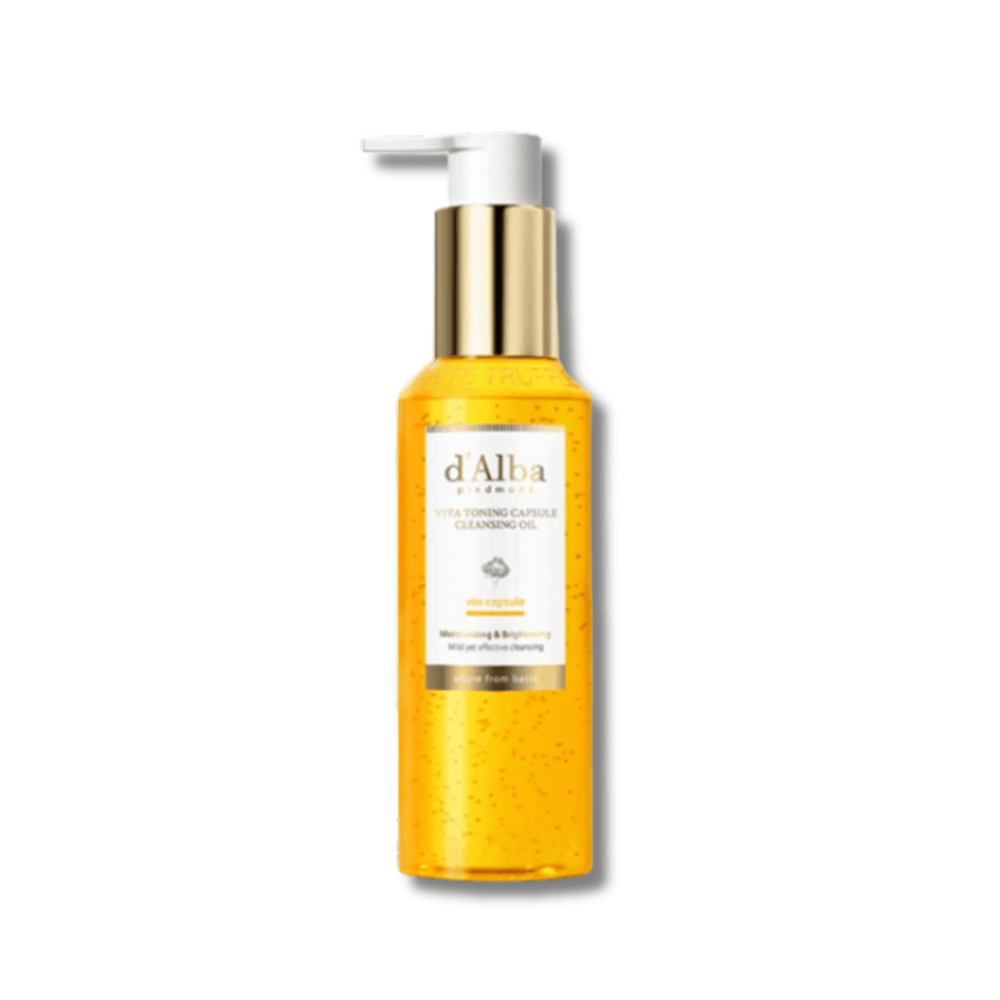 Очищувальна олія з вітамінними капсулами - D'Alba Vita Toning Capsule Cleansing Oil - Фото 1