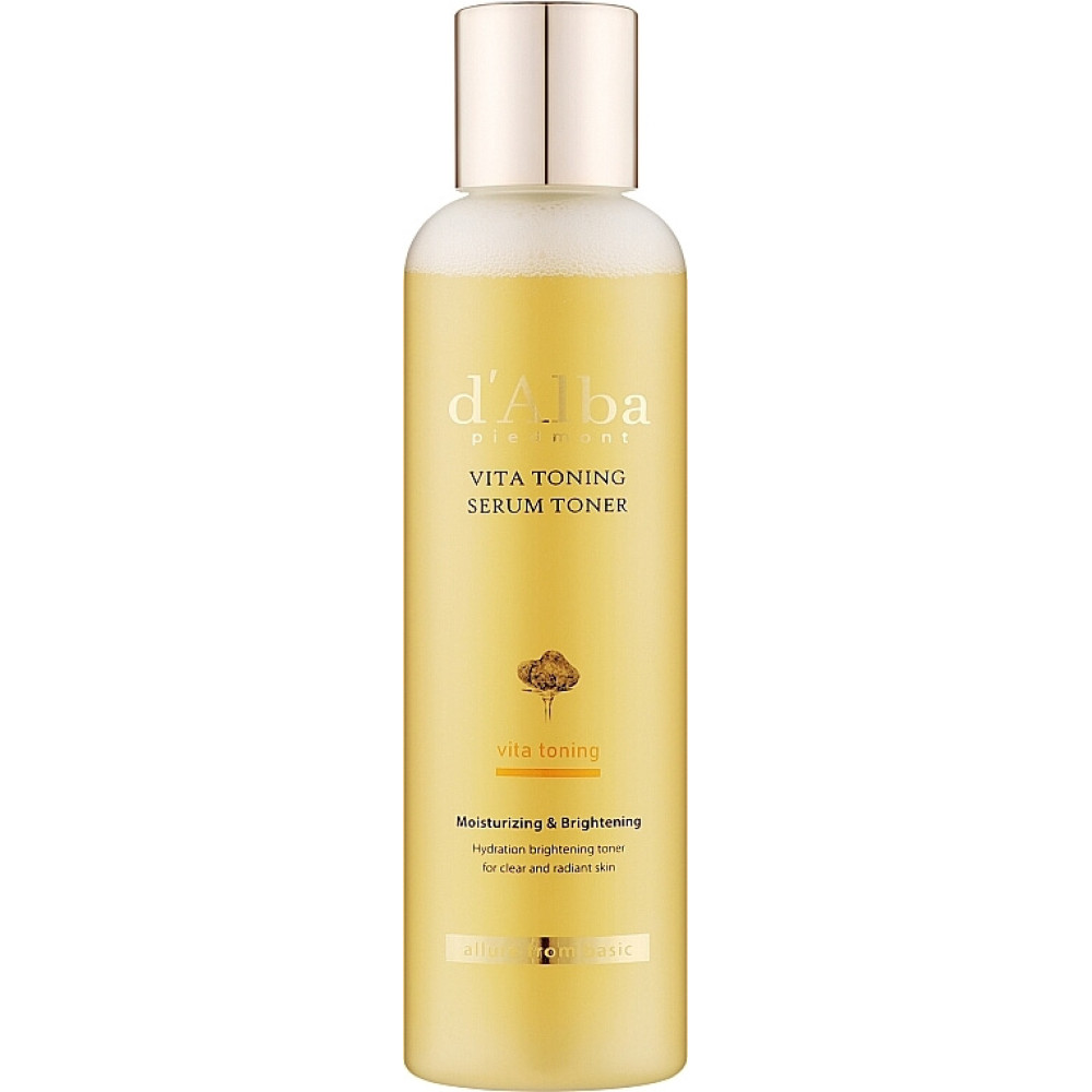 Тонер-сироватка з вітаміном С та екстрактом білого трюфеля - D'Alba Vita Toning Serum Toner фото 2