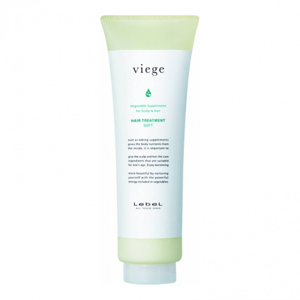 Маска для глубокого увлажнения волос - Lebel Viege Treatment Soft - Фото 1
